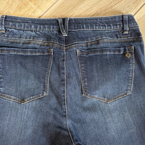 Democracy “Ab”solution Jegging Jeans Size 14 Dark Indigo Stretch - Picture 8 of 8